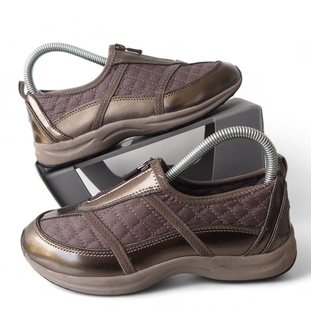 Easy Spirit Amore Slip-on Comfort Sneaker Shoes Bronze Y0710 Women's 6M